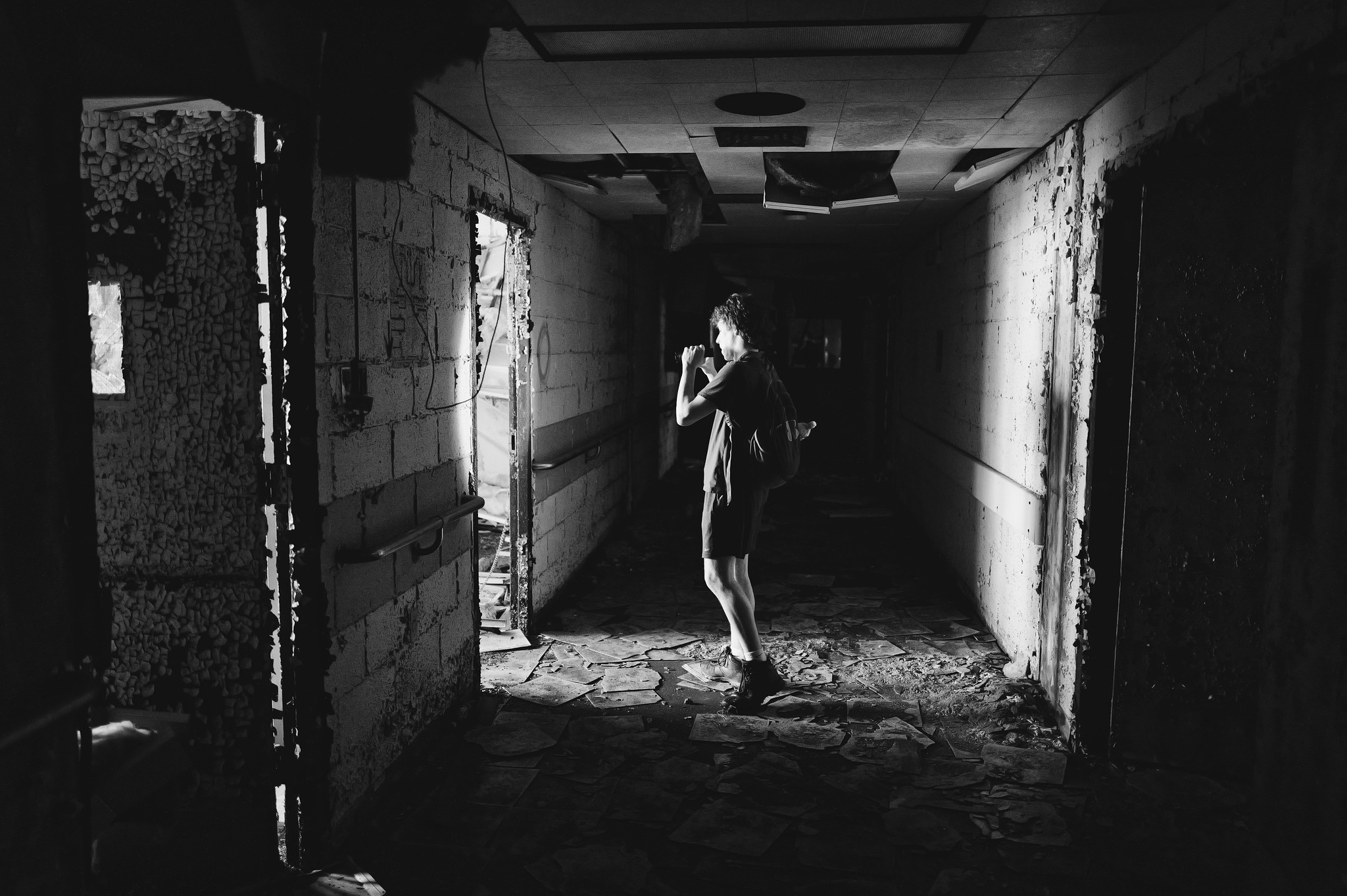 Luke Apy Explores An Abandoned Hallway