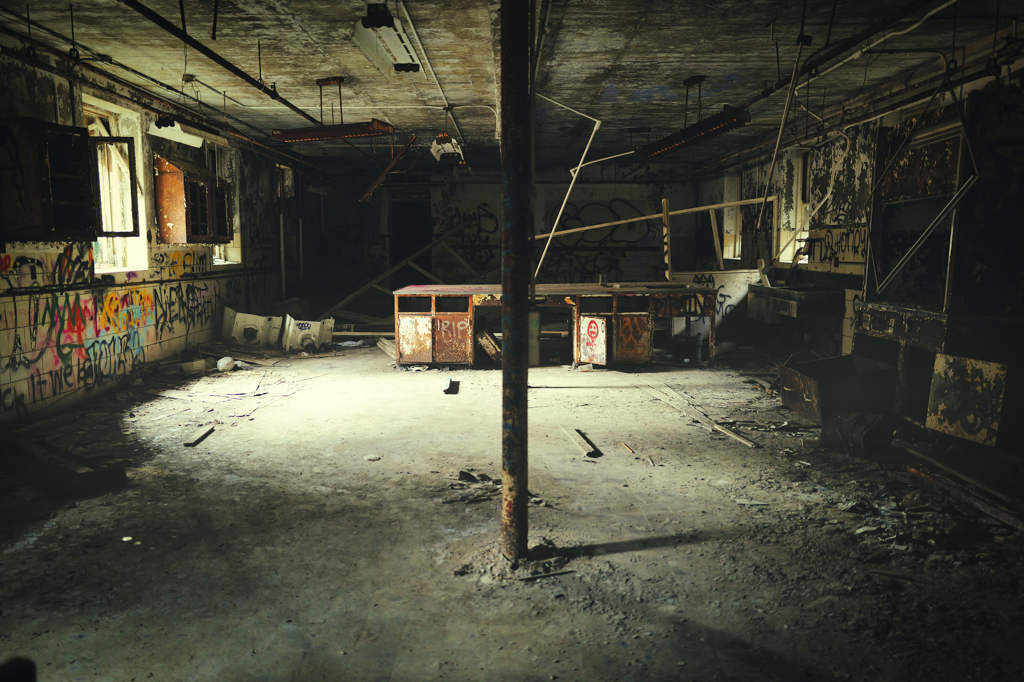 An Abandoned Pathology Lab
