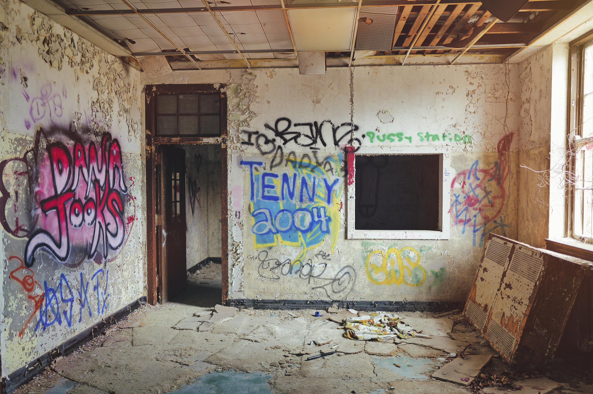 Abandoned Psychiatric Hospital Room